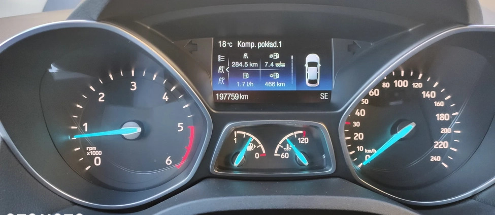 Ford Kuga cena 68500 przebieg: 198000, rok produkcji 2019 z Kraków małe 29